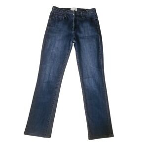 Parker‎ Smith Jeans Womens 29 Blue Straight Leg Mid Rise Stretch Made USA Denim